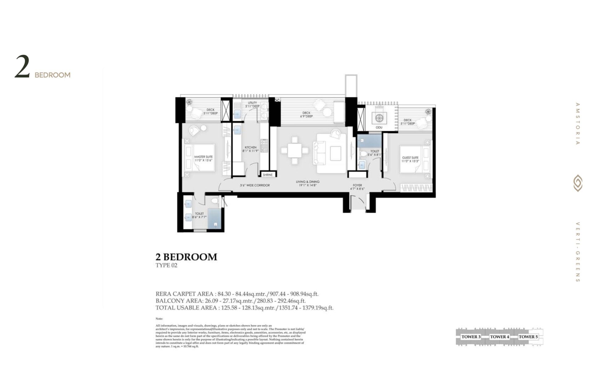 BPTP Amstoria Verti Greens Floor Plan